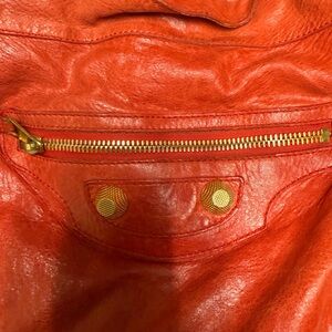 Balenciaga Red Tote Bag